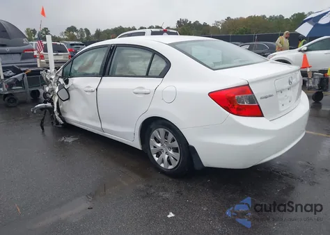 2012 Honda Civic Lx from USA, damaged, VIN 2HGFB2F54CH564237
